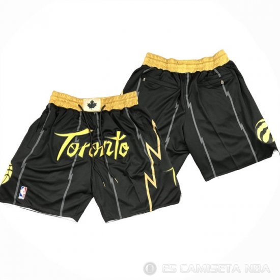 Pantalone Toronto Raptors Ciudad Just Don 2021-22 Negro - Haga un click en la imagen para cerrar