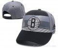 Sombrero Brooklyn Nets Gris Negro