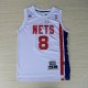 Camiseta Willams #8 Nets ABA Blanco