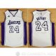 Camiseta Lakers Bryant Autentico #24 Blanco