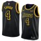 Camiseta Alex Caruso #4 Los Angeles Lakers Ciudad 2018 Negro