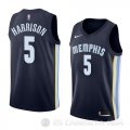 Camiseta Andrew Harrison #5 Memphis Grizzlies Icon 2018 Azul