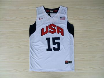Camiseta Anthony #15 USA 2012 Blanco