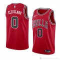 Camiseta Antonius Cleveland #0 Chicago Bulls Icon 2018 Rojo