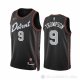 Camiseta Ausar Thompson #9 Detroit Pistons Ciudad 2023-24 Negro