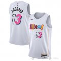 Camiseta Bam Adebayo #13 Miami Heat Ciudad 2022-23 Blanco