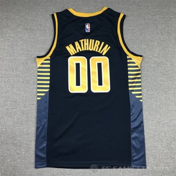 Camiseta Bennedict Mathurin #00 Indiana Pacers Icon 2022-23 Azul