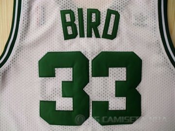 Camiseta Bird #33 Boston Celtics Blanco