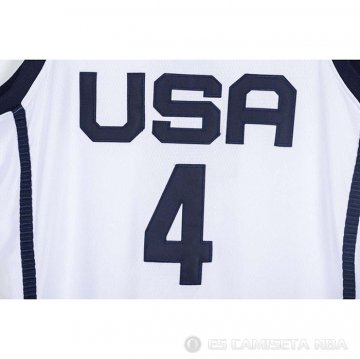 Camiseta Bradley Beal NO 4 USA 2021 Blanco