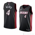 Camiseta Briante Weber #4 Miami Heat Icon 2018 Negro