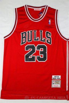 Camiseta Retro Jordan 97-98 #23 Chicago Bulls Rojo