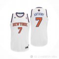 Camiseta Carmelo Anthony #7 New York Knicks Blanco