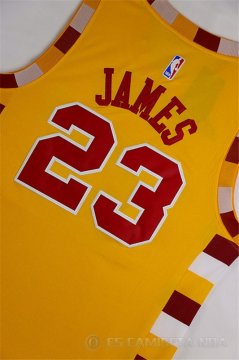 Camiseta James #23 Cleveland Cavaliers Amarillo