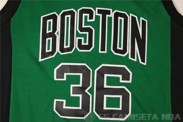 Camiseta Smart #36 Boston Celtics Borde DE Color Verde Oscuro