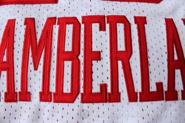 Camiseta Chamberlain #13 Philadelphia 76ers Retro Blanco Rojo