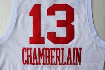 Camiseta Chamberlain #13 Philadelphia 76ers Retro Blanco Rojo