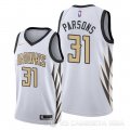 Camiseta Chandler Parsons #31 Atlanta Hawks Ciudad Blanco