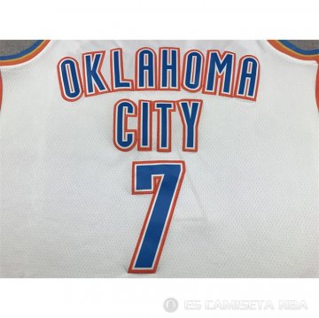 Camiseta Chet Holmgren #7 Oklahoma City Thunder Association Blanco