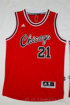 Camiseta Retro Butler #21 Chicago Bulls Rojo