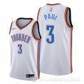 Camiseta Chris Paul #3 Oklahoma City Thunder Association Blanco