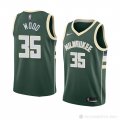 Camiseta Christian Wood #35 Milwaukee Bucks Icon 2018 Verde