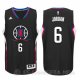 Camiseta Jordan #6 Los Angeles Clippers Negro