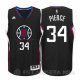 Camiseta Pierce #34 Los Angeles Clippers Negro