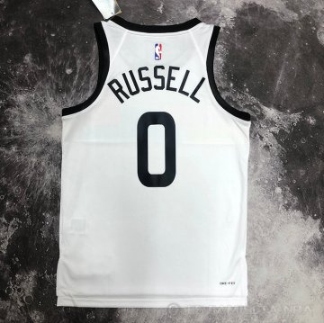 Camiseta D'angelo Russell #0 Minnesota Timberwolves Ciudad 2022-23 Blanco