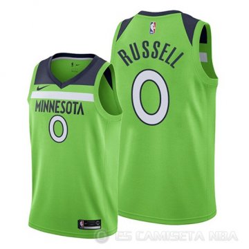 Camiseta D\'angelo Russell #0 Minnesota Timberwolves Statement 2019-20 Verde