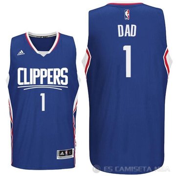 Camiseta Dad #1 Los Angeles Clippers Dia del Padre Azul