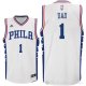 Camiseta Dad #1 Philadelphia 76ers Dia del Padre Blanco