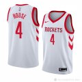 Camiseta Danuel House #4 Houston Rockets Association 2018 Blanco