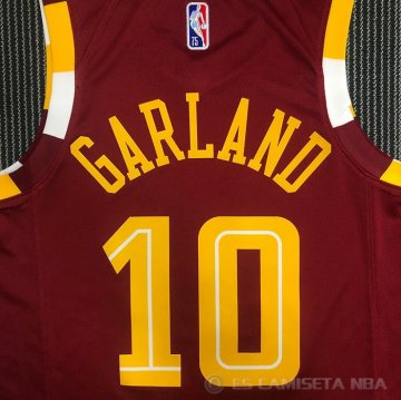 Camiseta Darius Garland #10 Cleveland Cavaliers Ciudad Rojo
