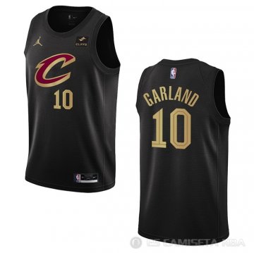 Camiseta Darius Garland #10 Cleveland Cavaliers Statement 2022-23 Negro