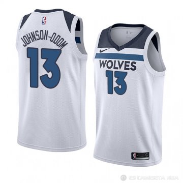 Camiseta Darius Johnson-Odom #13 Minnesota Timberwolves Association 2018 Blanco