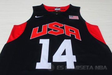 Camiseta Davis #14 USA 2012 Negro