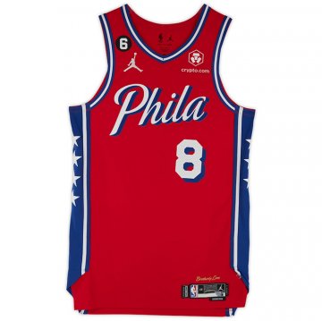 Camiseta De'Anthony Melton #8 Philadelphia 76ers Ciudad 2024-25 Rojo
