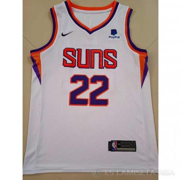 Camiseta Deandre Ayton NO 22 Phoenix Suns Association 2021 Blanco