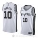 Camiseta Demar DeRozan #10 San Antonio Spurs Association 2018 Blanco