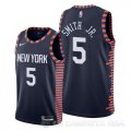 Camiseta Dennis Smith Jr. #5 New York Knicks Statement 2018 Blanco