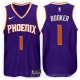 Camiseta Devin Booker #1 Phoenix Suns 2017-18 Violeta