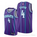 Camiseta Devonte' Graham #4 Charlotte Hornets Classic 2019-20 Violeta