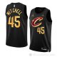 Camiseta Donovan Mitchell #45 Cleveland Cavaliers Statement 2022-23 Negro