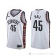 Camiseta Donta Hall #45 Brooklyn Nets Ciudad 2020 Blanco