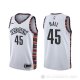 Camiseta Donta Hall #45 Brooklyn Nets Ciudad 2020 Blanco