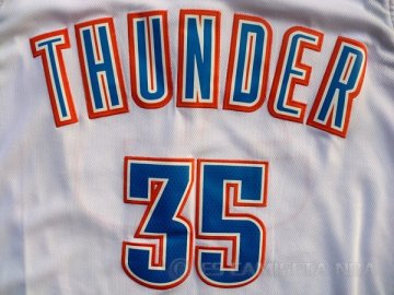 Camiseta Durant #35 Oklahoma City Thunder Blanco
