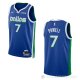 Camiseta Dwight Powell #7 Dallas Mavericks Ciudad 2022-23 Azul