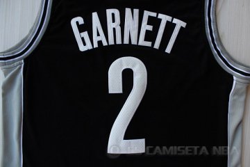 Camiseta Garnett #2 Brooklyn Nets Negro