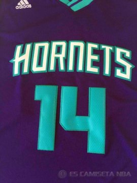 Camiseta Kidd-Gilchrist #14 Charlotte Hornets Purpura