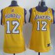 Camiseta Howard #12 Los Angeles Lakers Mujer Amarillo